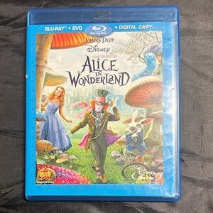 Disney Alice in Wonderland Blu-ray + DVD — Bright Blue Case